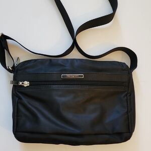 Hedgren Black Messenger Bag.  EUC.